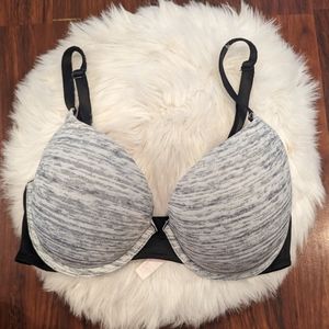 PINK Victoria's Secret Wear Everywhere Push Up Gray